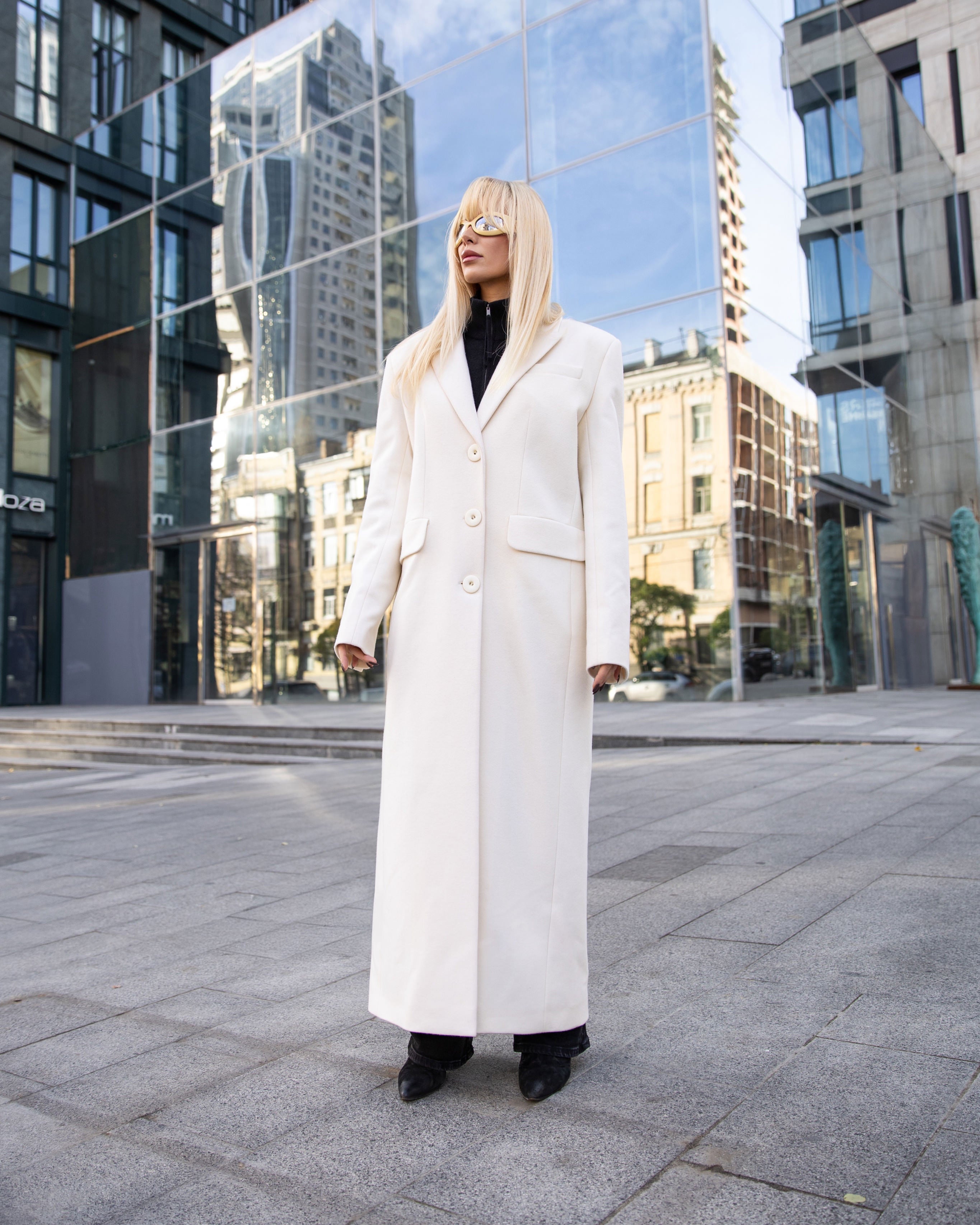 【muguet】romantic milky midi coat /IVORY MILKY COAT – LÉVIE ÉNVIE